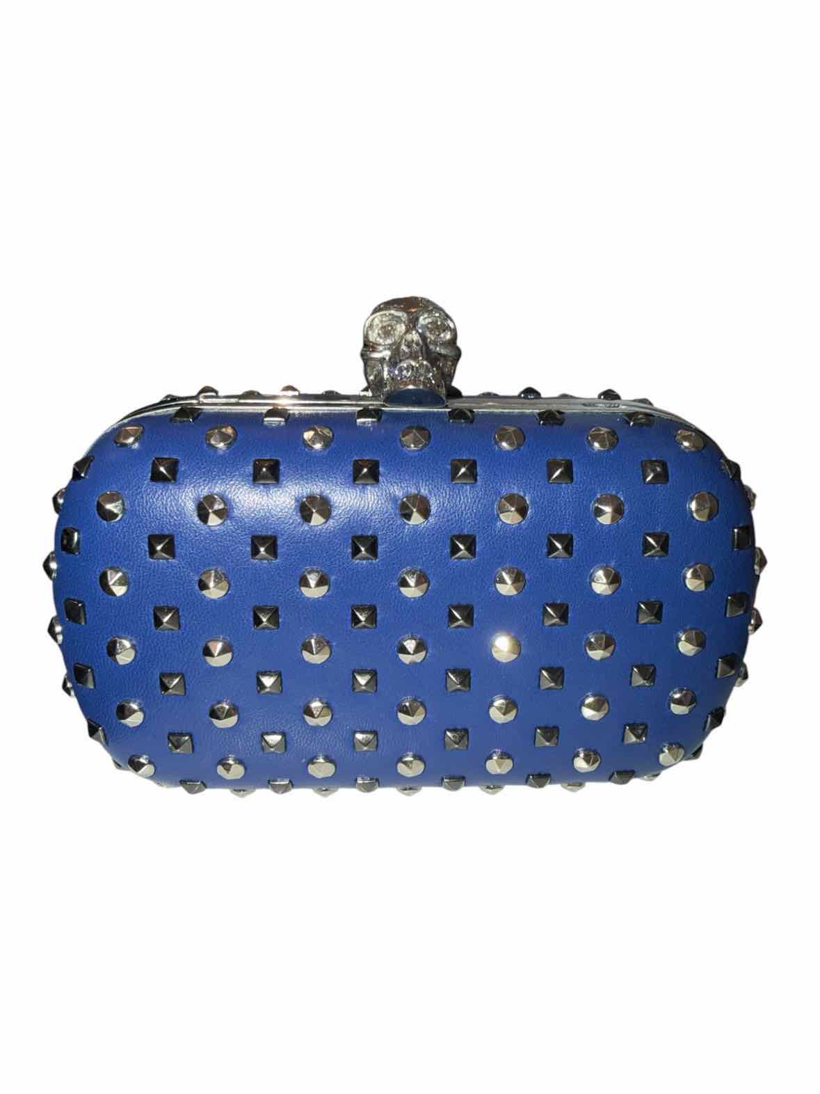 Alexander McQueen Blue Clutch