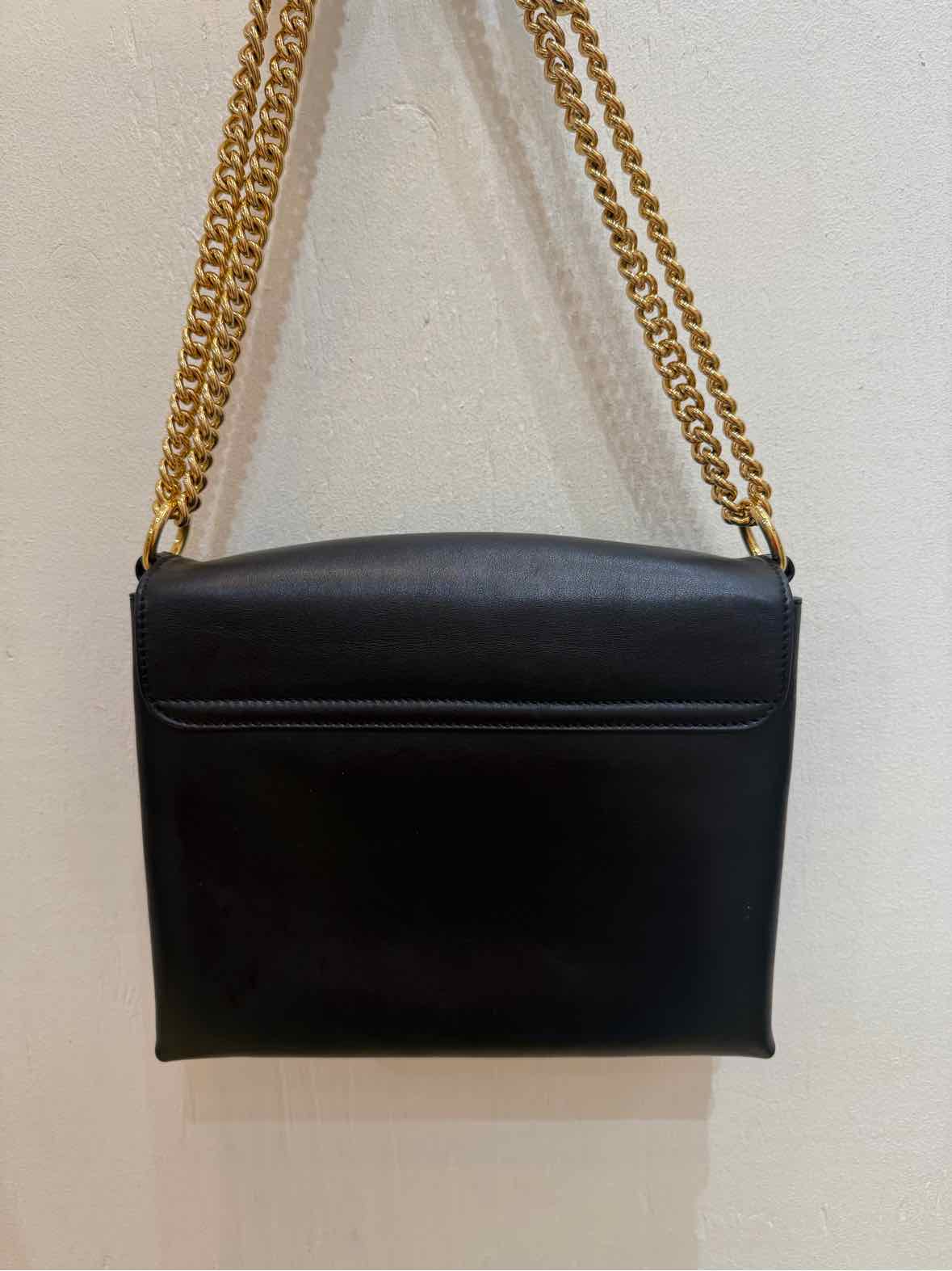 Alexander McQueen Black and Gold Handbag