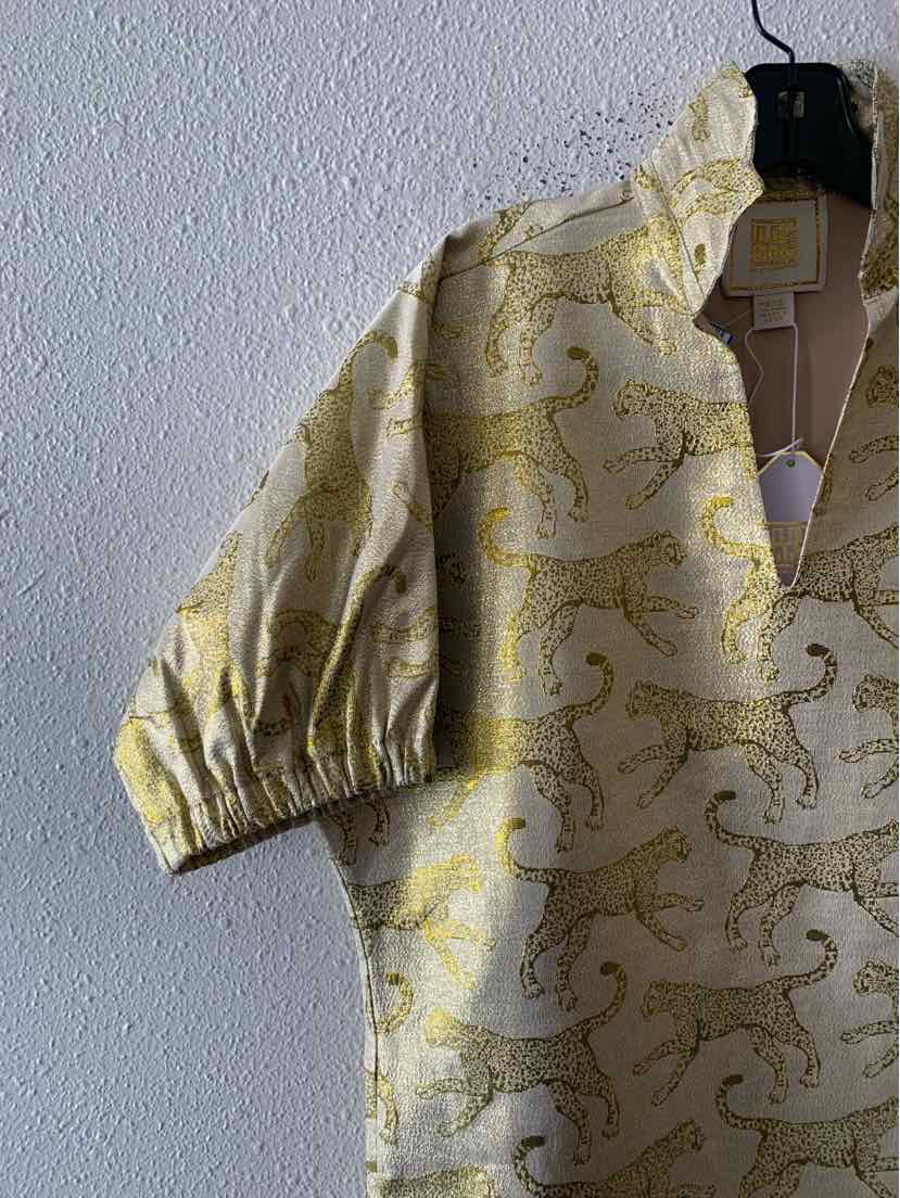 Emily McCarthy Gold Size XXS Dress