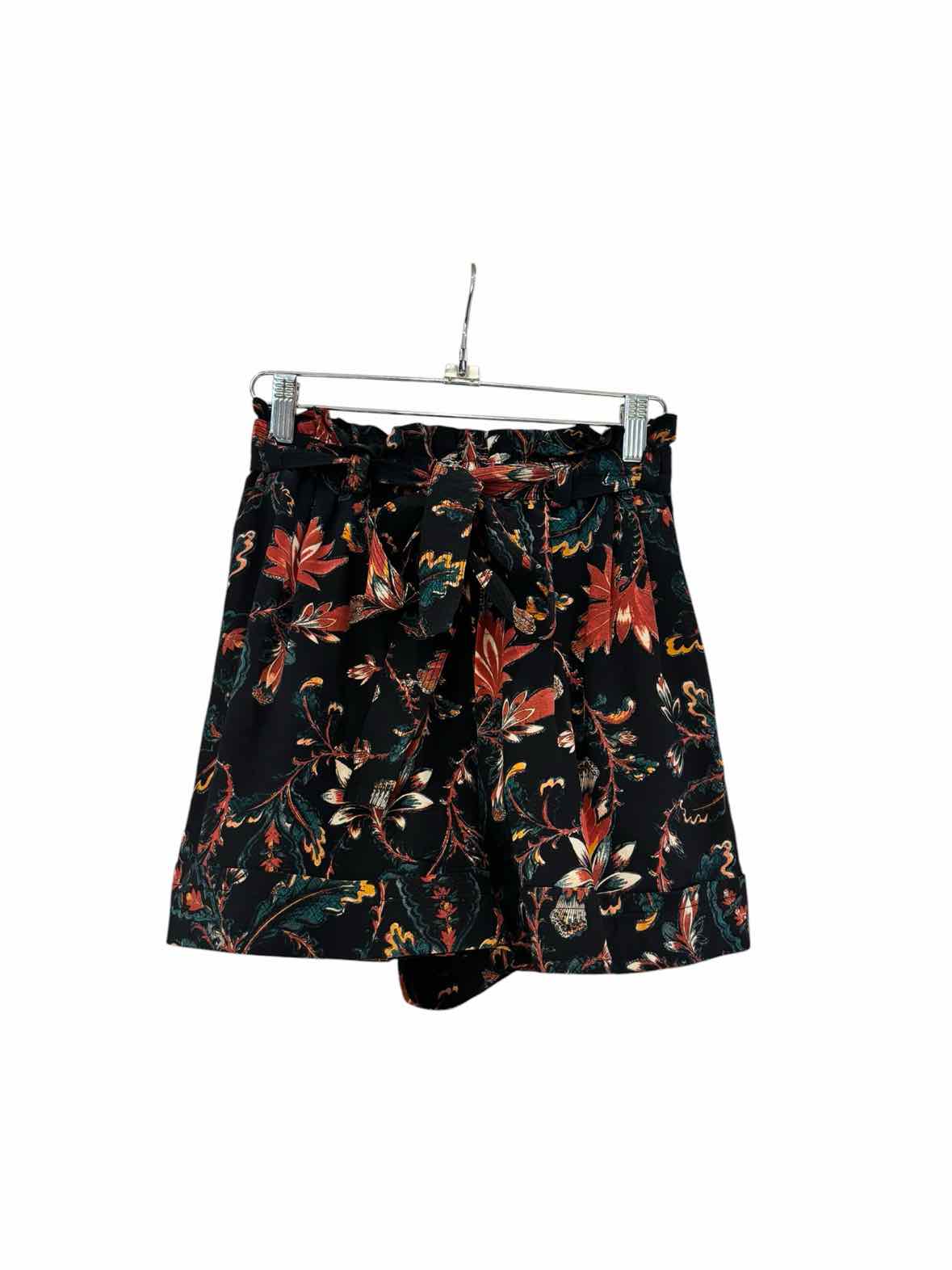ULLA JOHNSON Black Multi Size 0 Shorts