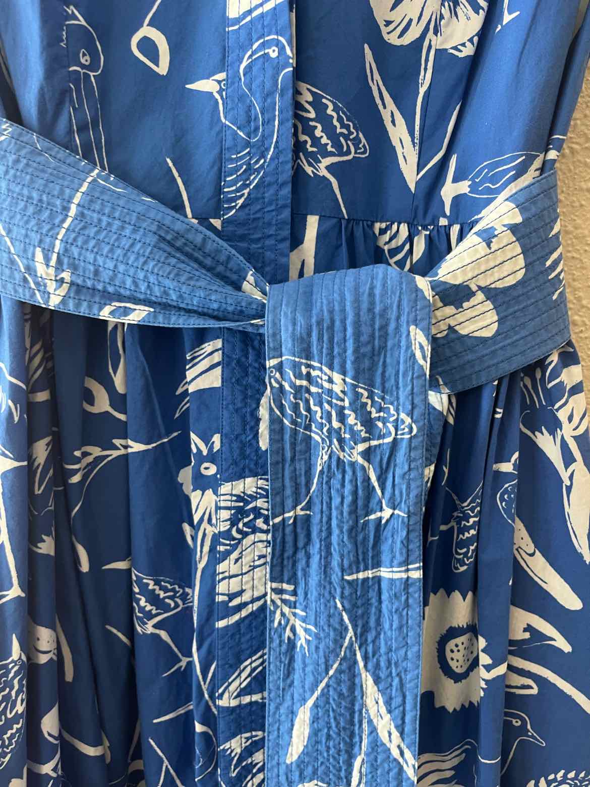 Oliphant Blue and White Size S Dress