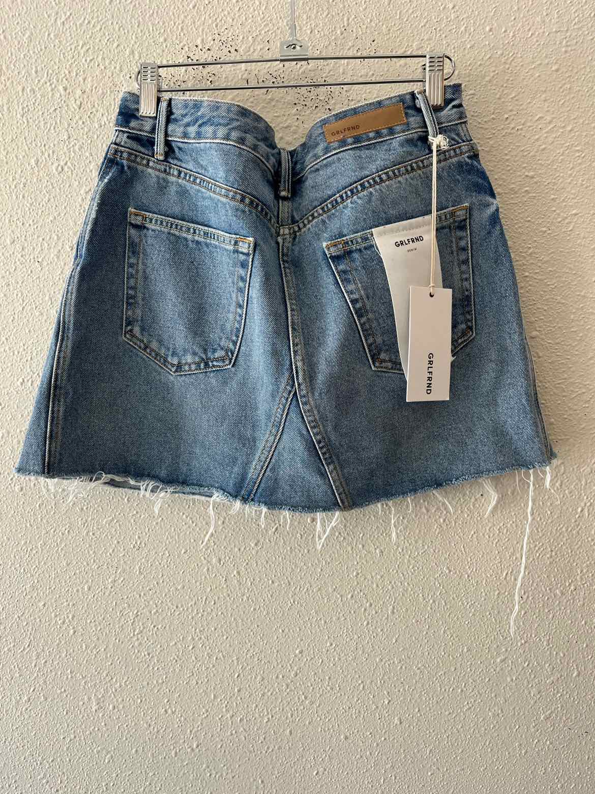 Grlfrnd Blue Size 27 Skirt