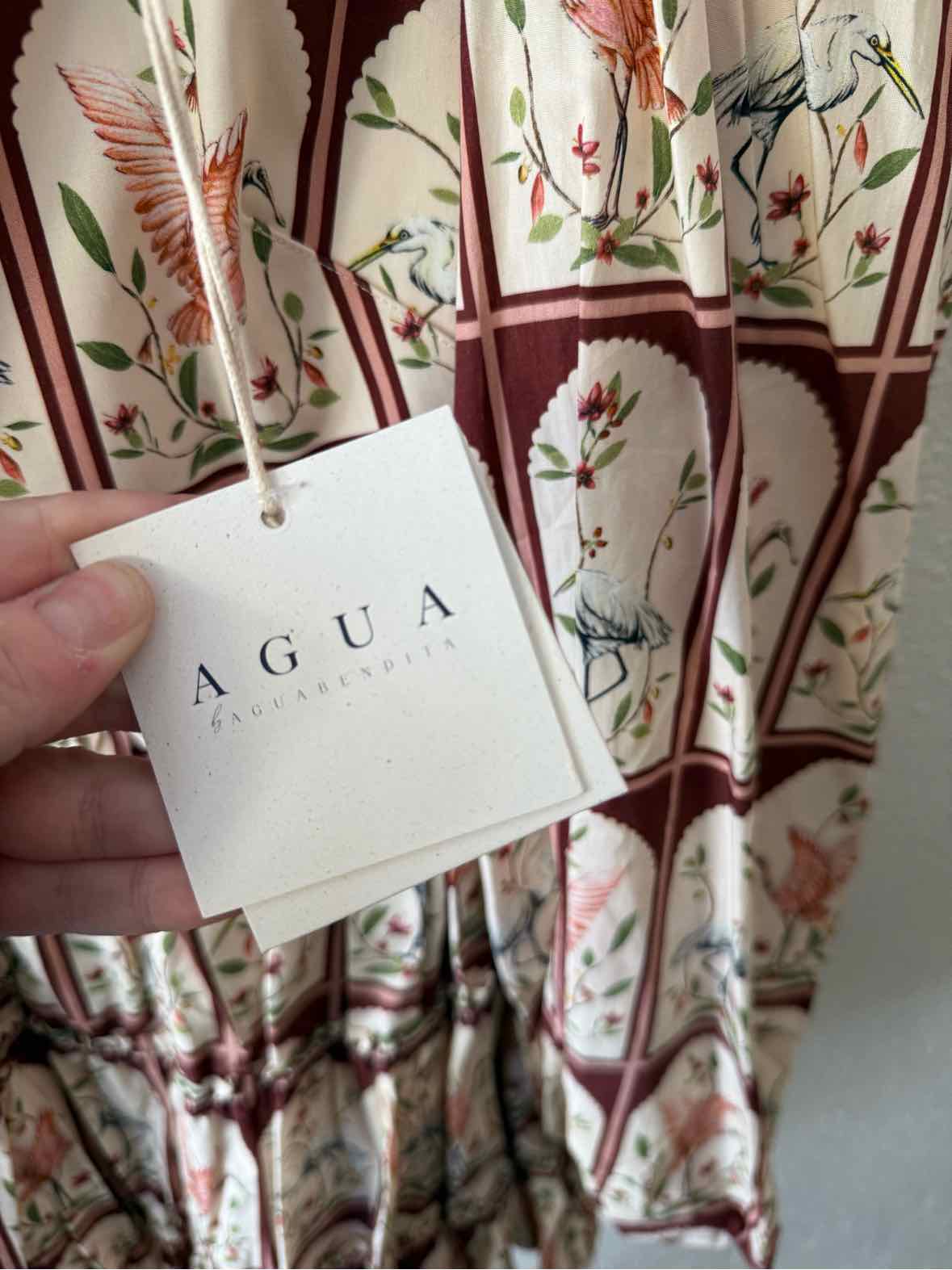 AGUA by agua bendita Cream Multi Size M Dress