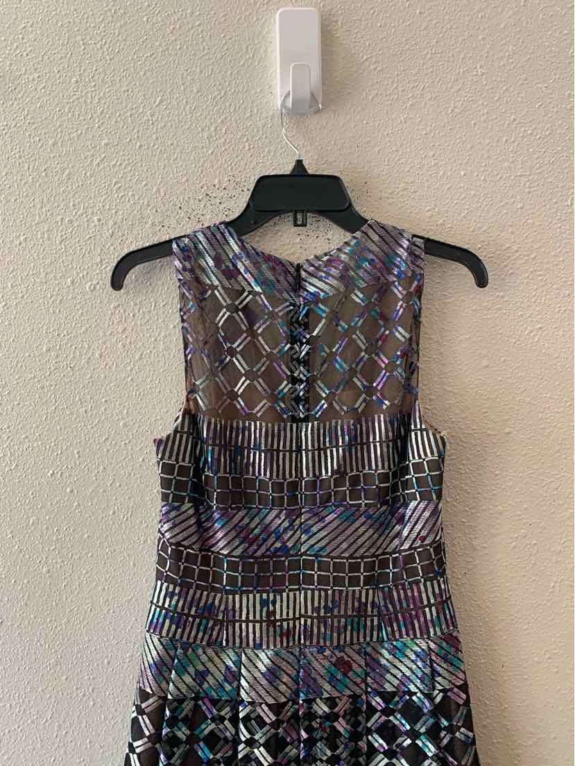 BCBGMax Azria Black Multi Size 4 Dress