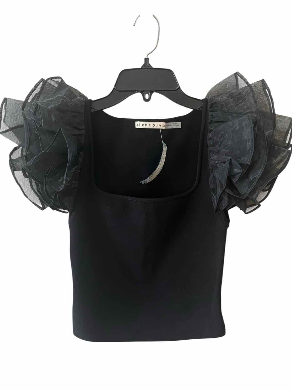 alice + olivia Black Size S Shirt