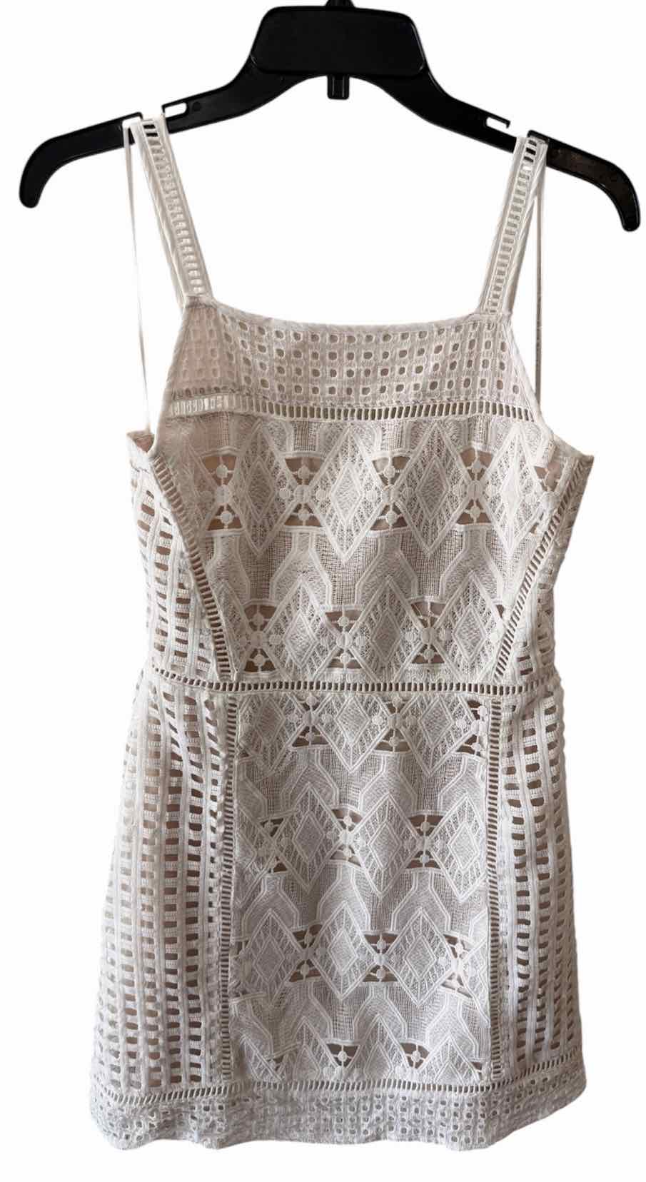 Skies are blue Nude and White Size M Dress
