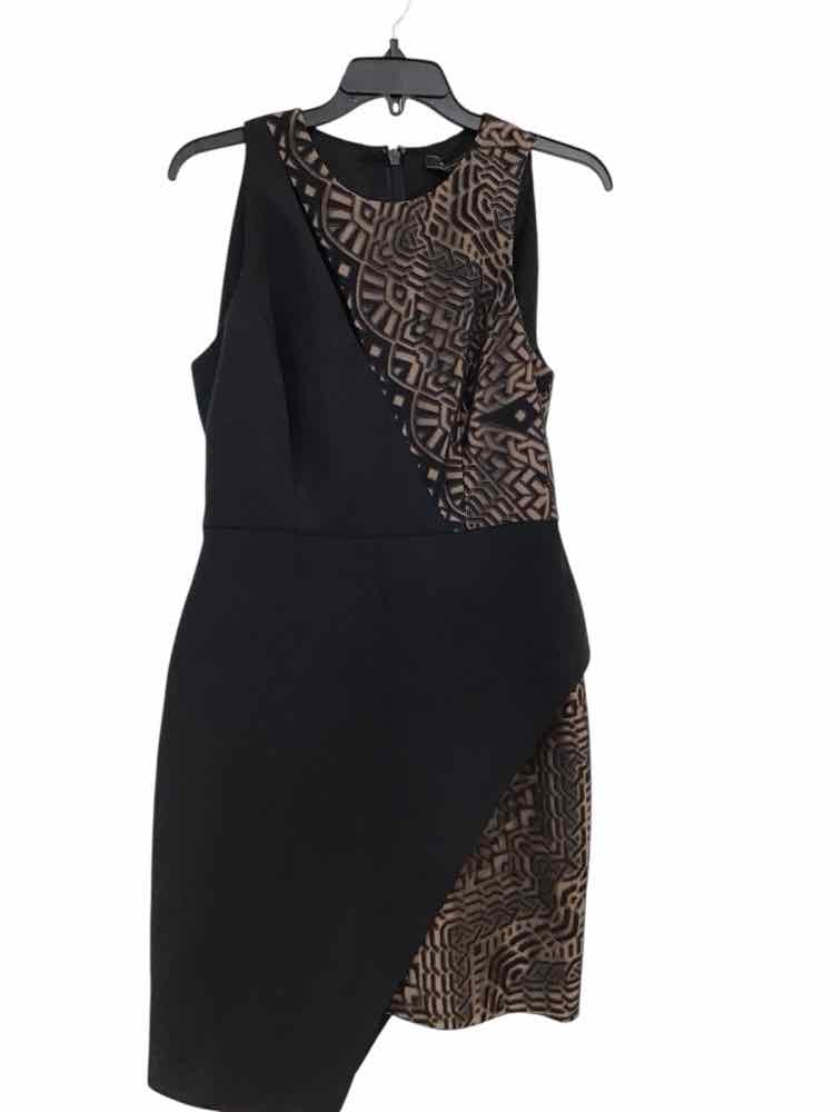 BCBGMax Azria Black and nude Size 6 Dress