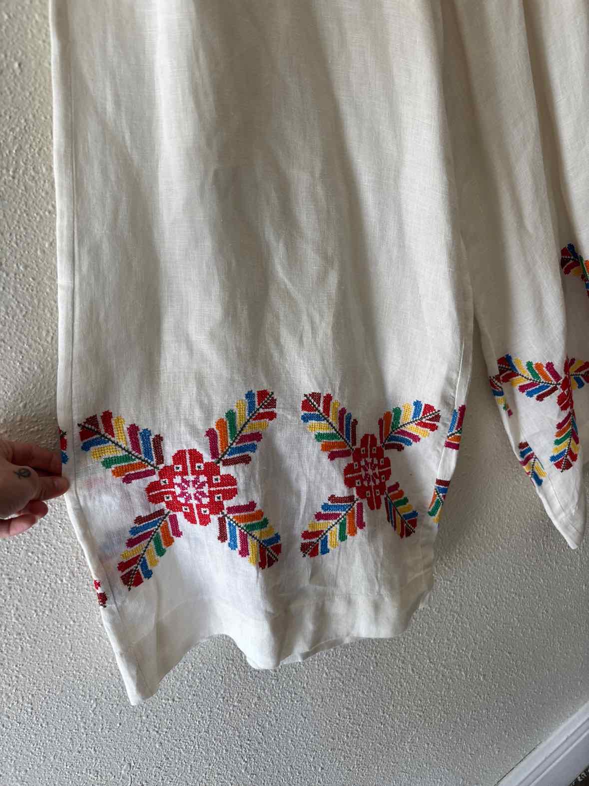 Carolina K White Multi Size S Pants