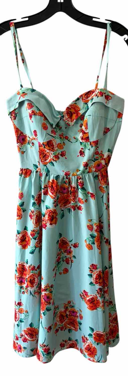 Stop Staring Turquoise Multi Size S Dress