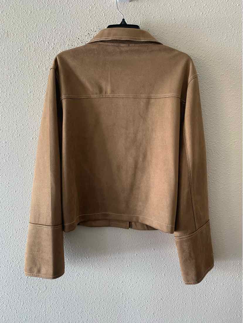 H&M brown and white Size L Jacket