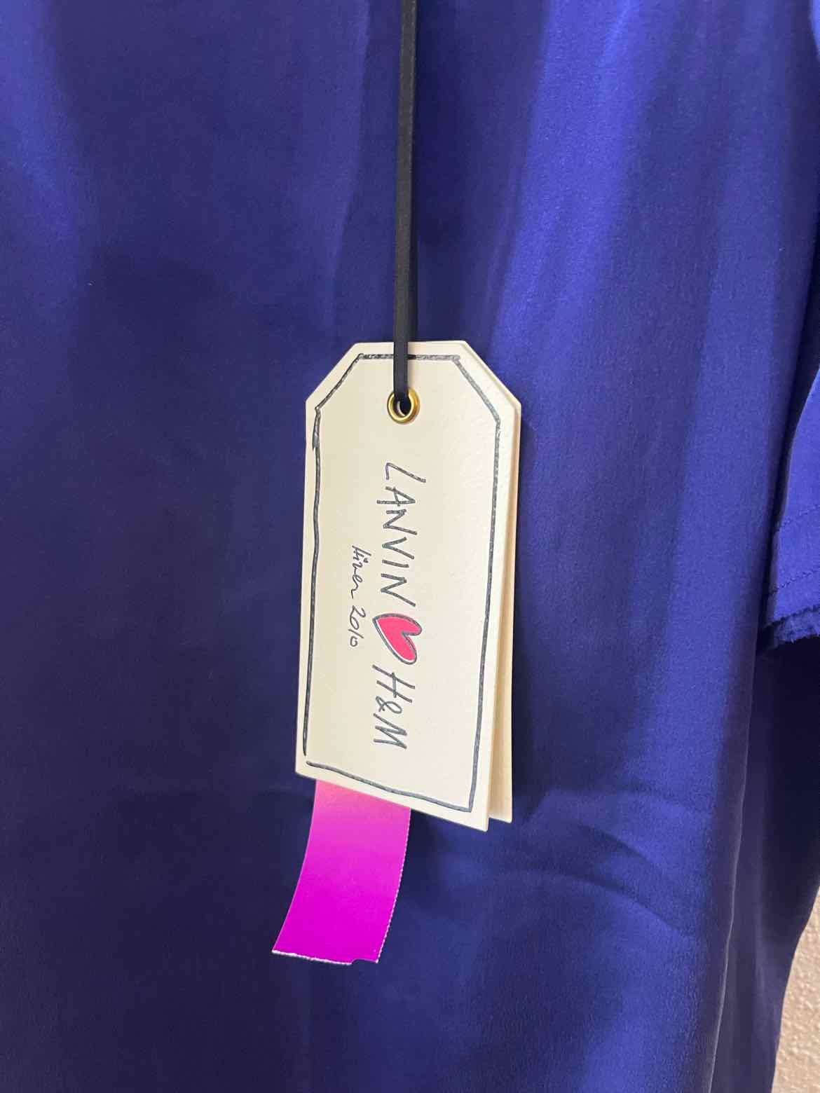 Lanvin for H&M Royal Purple Size 6 Dress