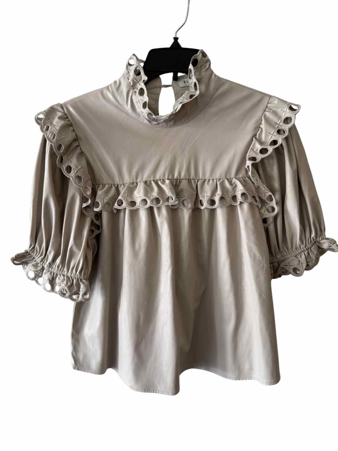 stellah Greige Size L Shirt