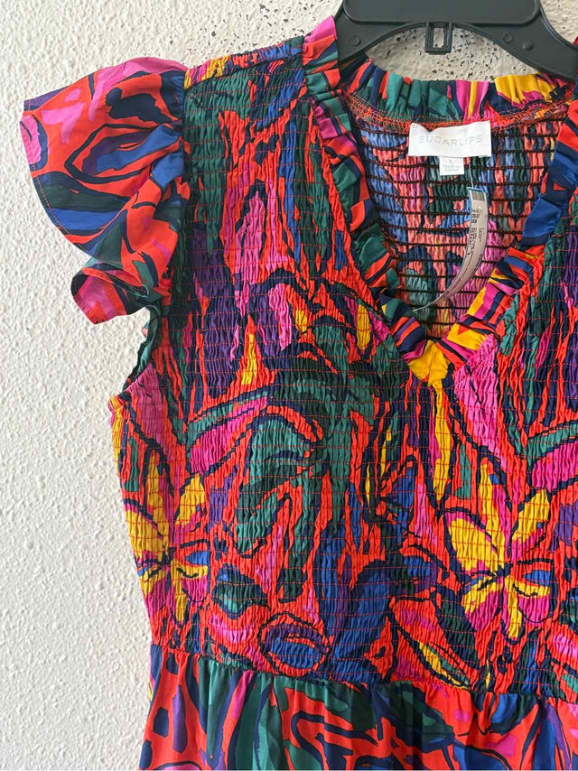 Sugar Lips Multi Size L Dress