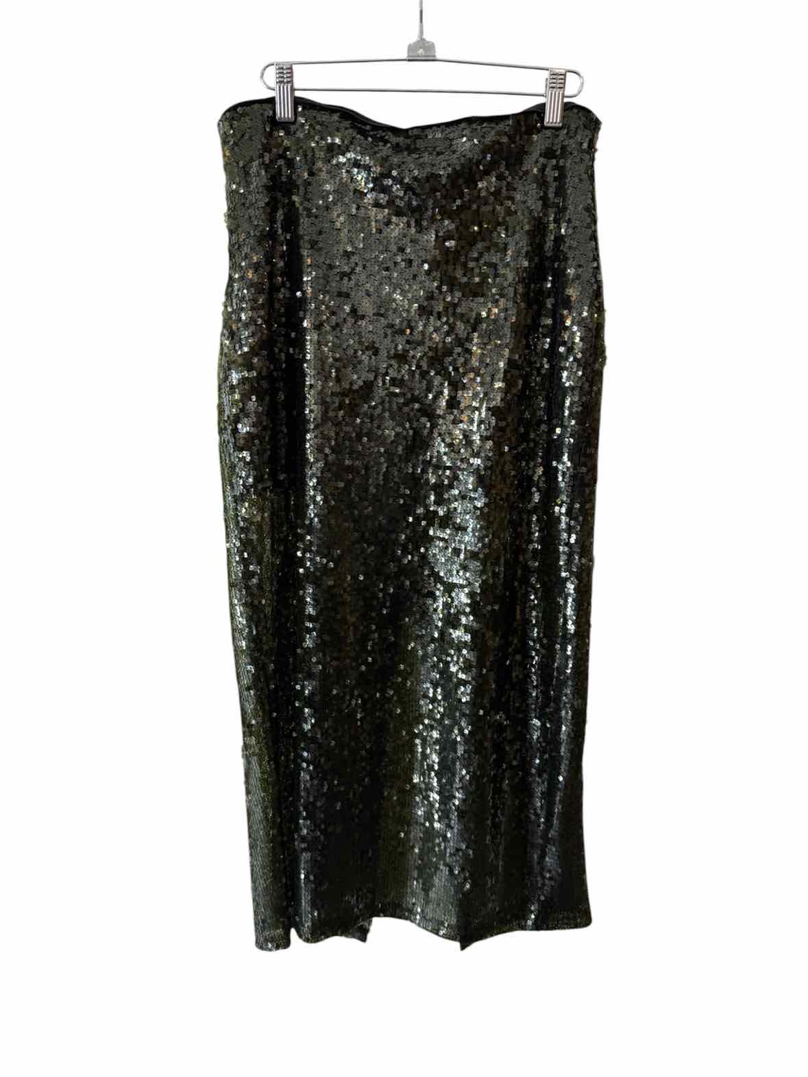 Zara Black and olive Size M Skirt