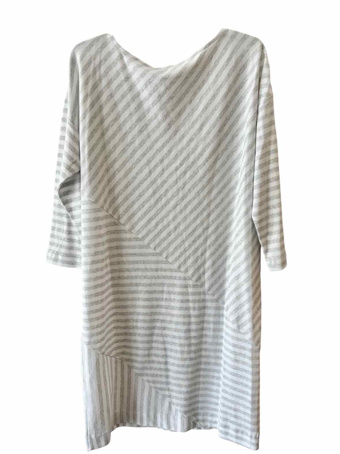 Joan Vass Grey and white Size L Dress