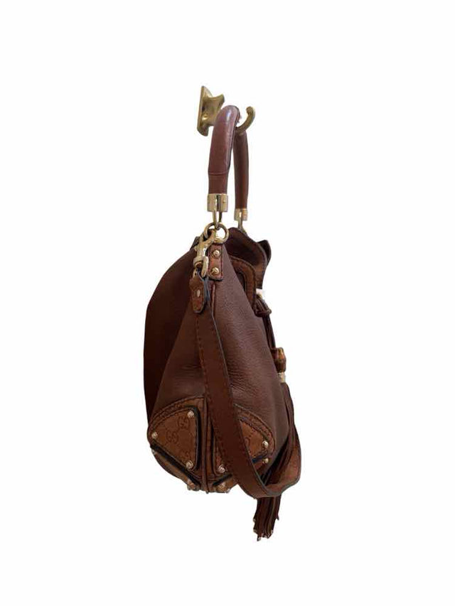 Gucci Large Babouska Brown Handbag