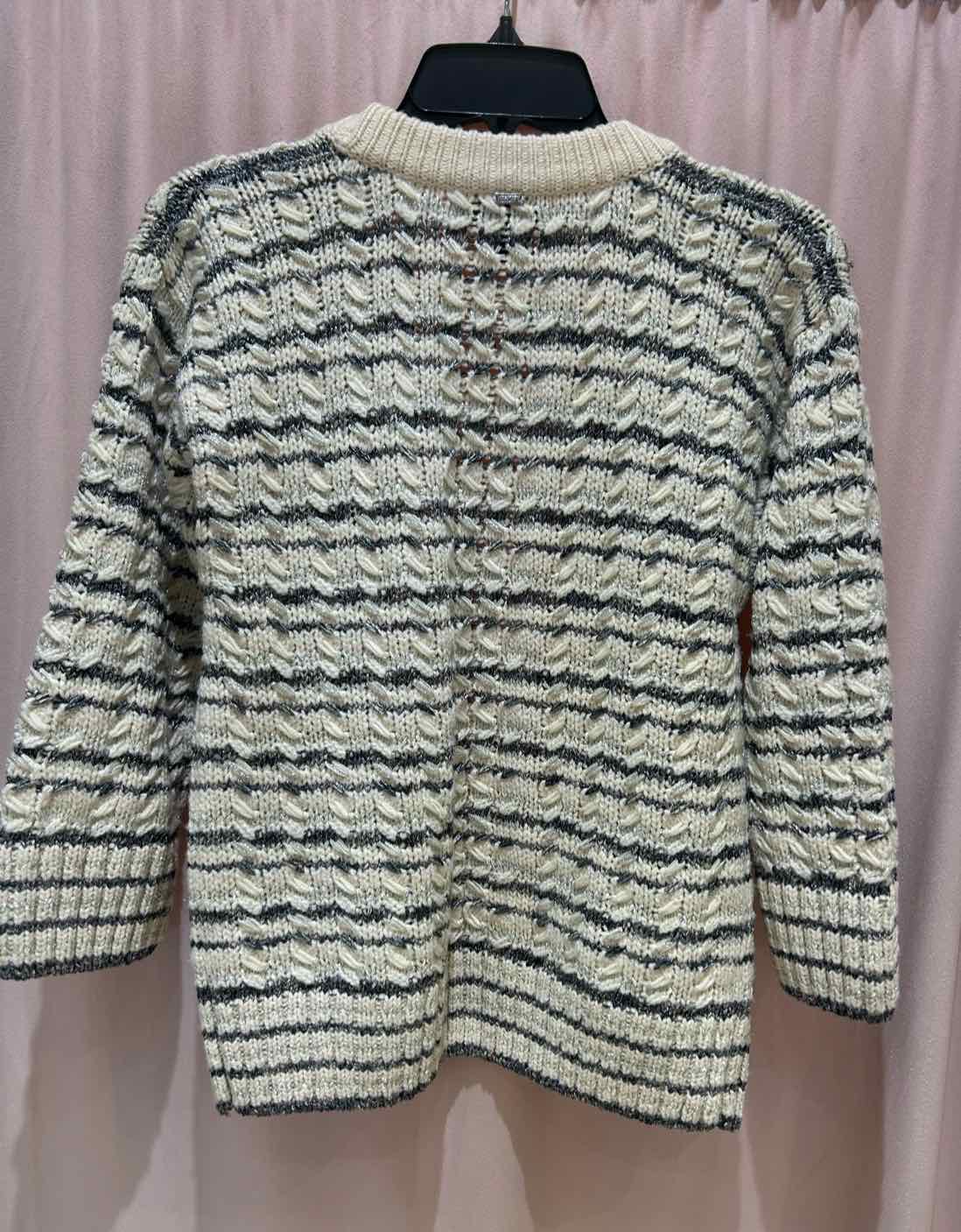 st john white and gray Size P Cardigan
