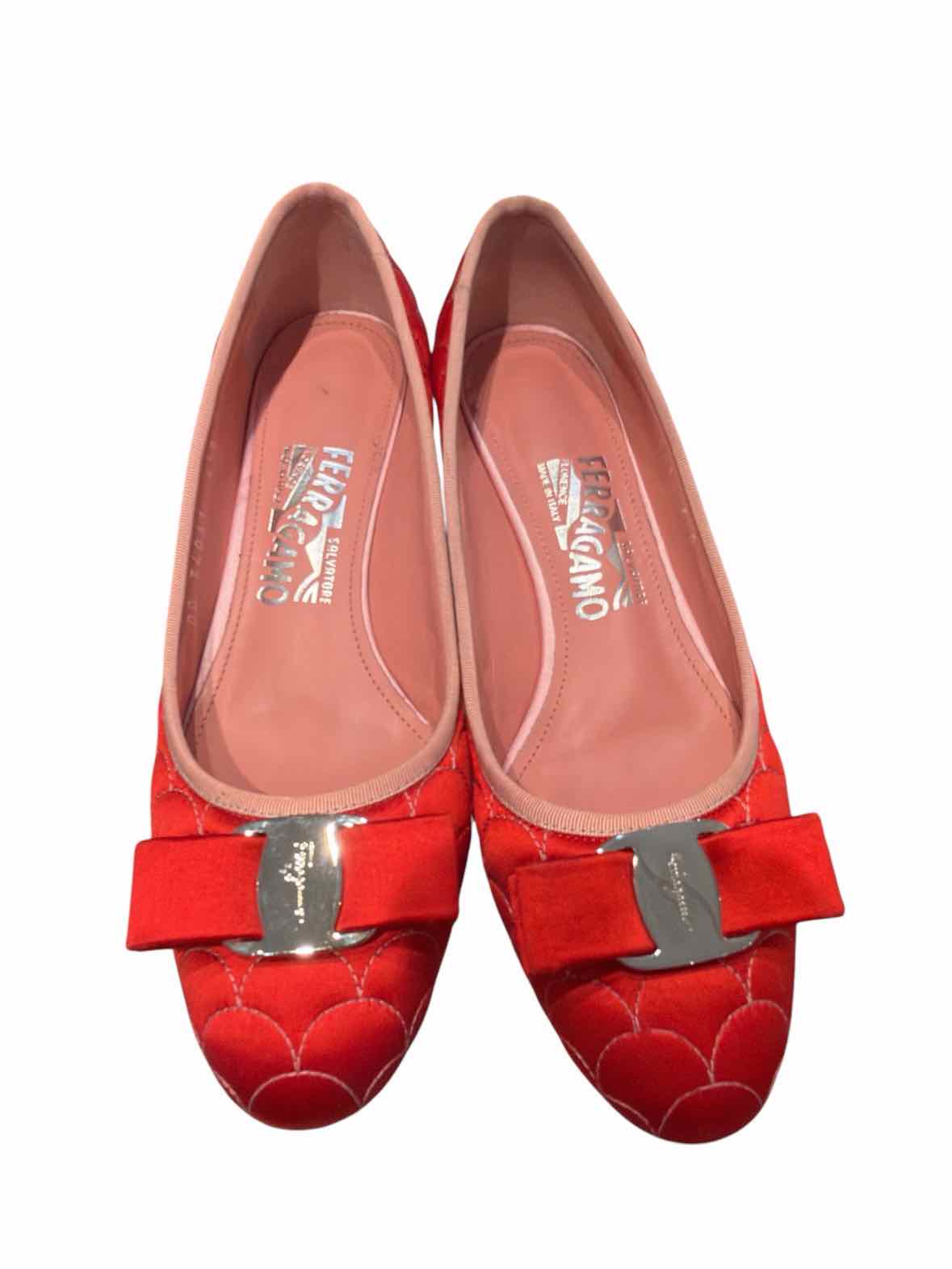 Ferragamo Red Size 6.5 Shoes