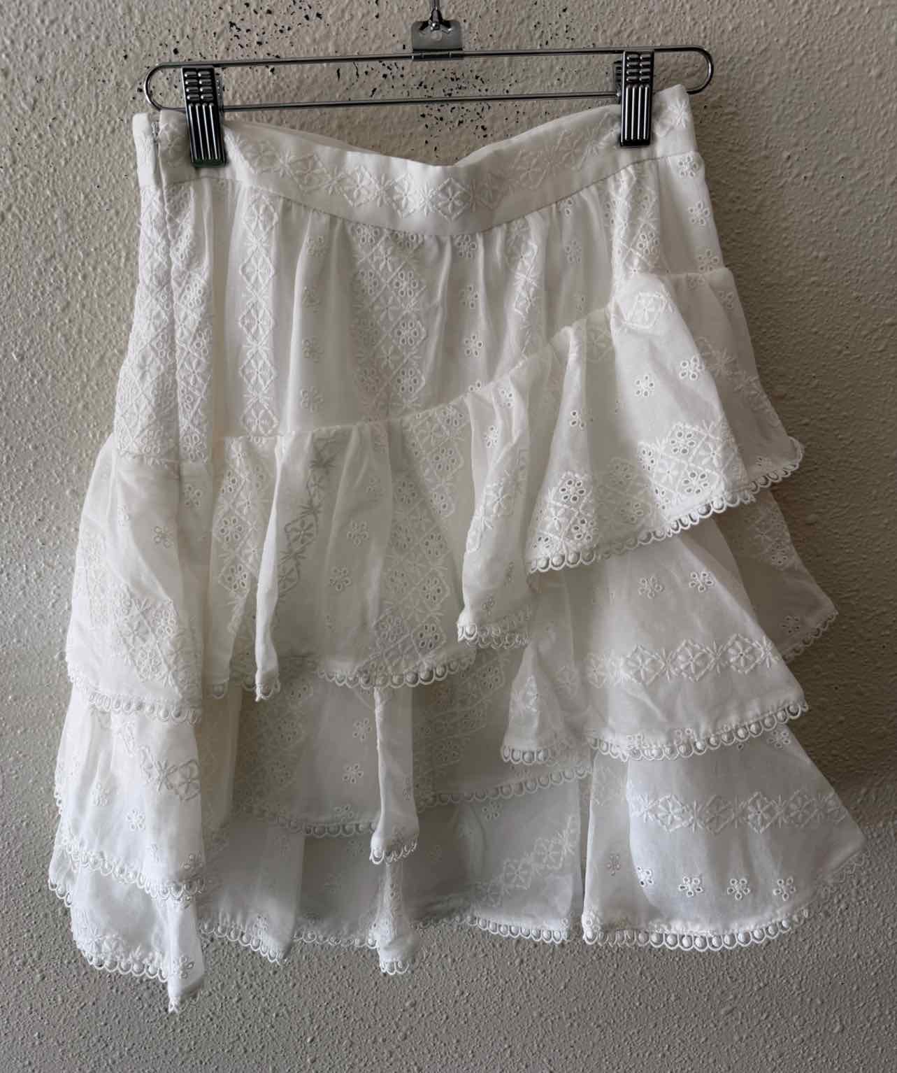 Pearl by Lela Rose Ivory Size 4 Skirt