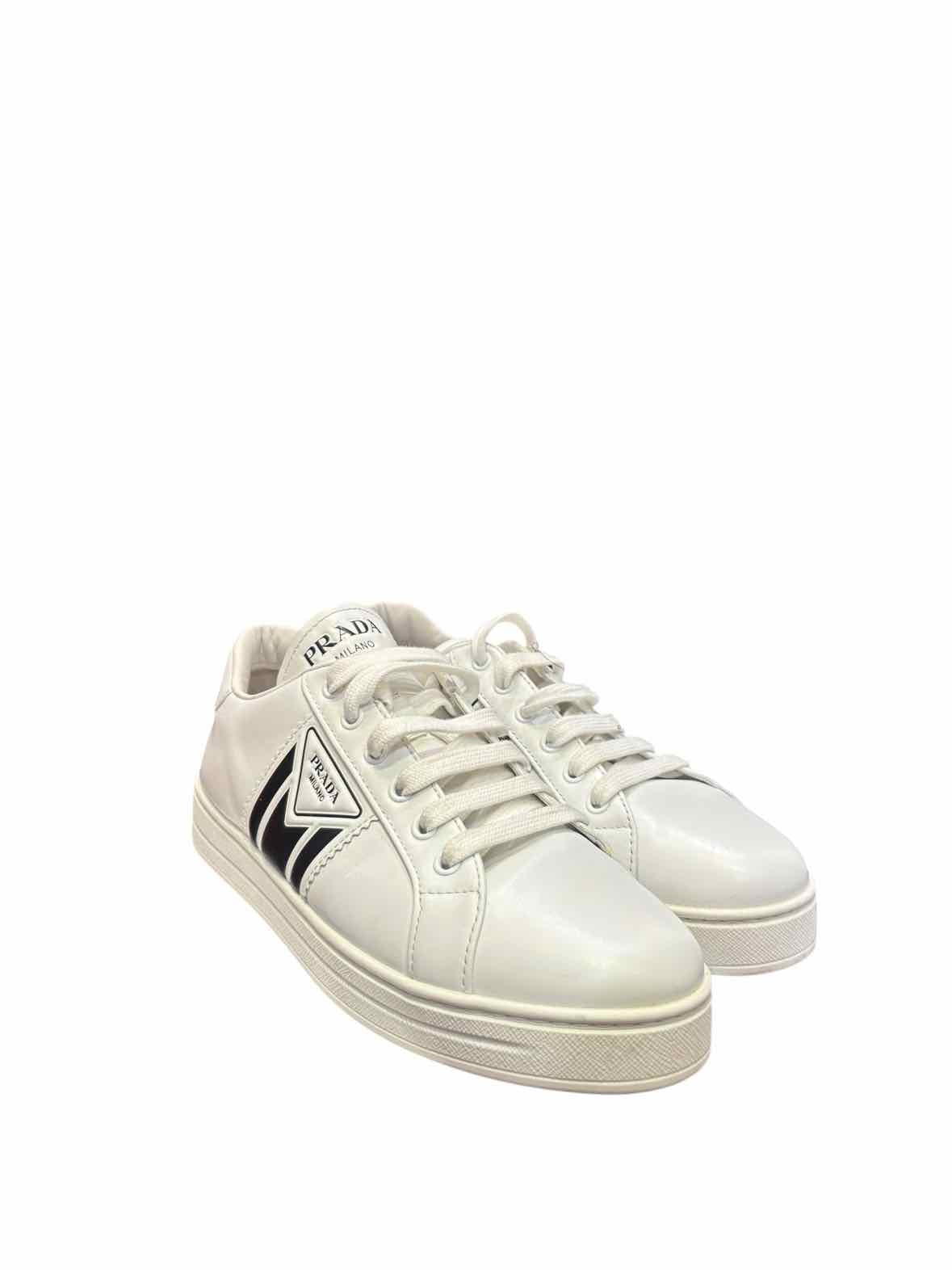 Prada White and black Size 40 Shoes
