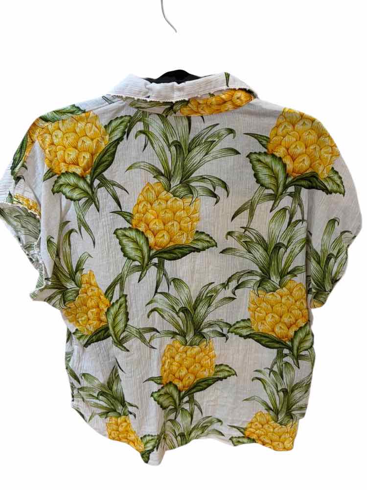 farm rio beige and multi Size S Shirt