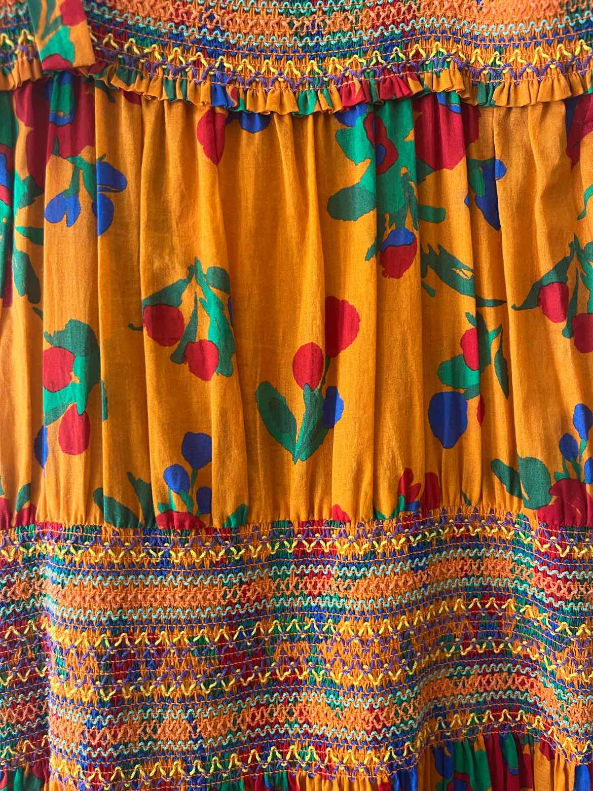 Tory Burch Orange Multi Size S Dress