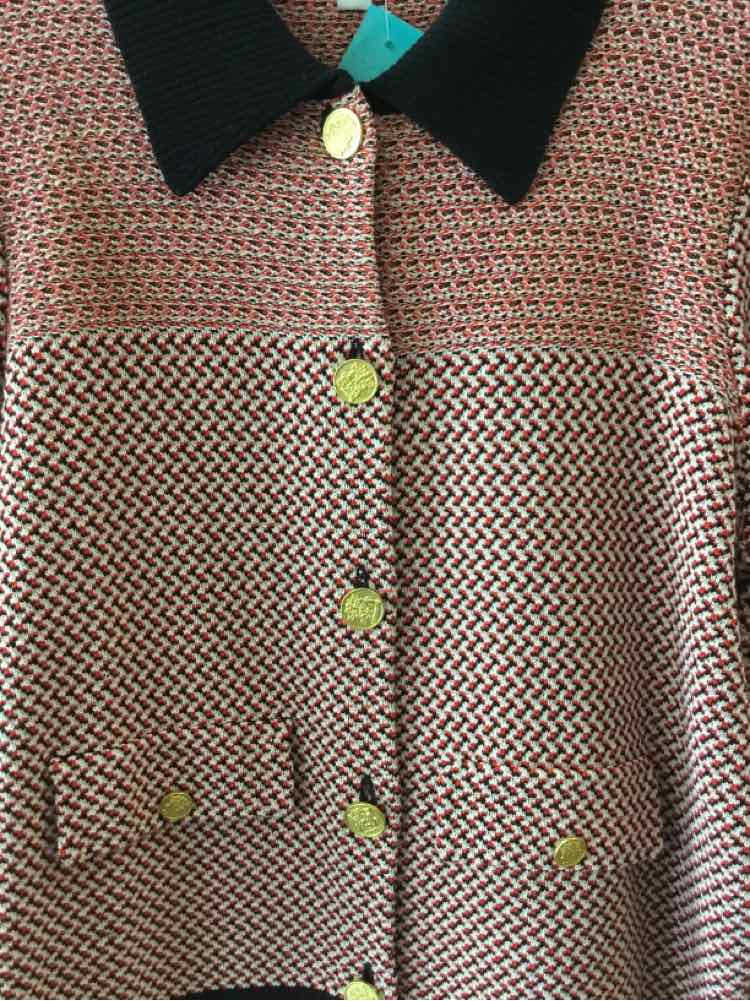 J Crew Red and Black Size M Jacket