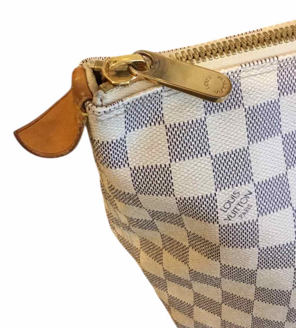 Louis Vuitton white and gray Handbag