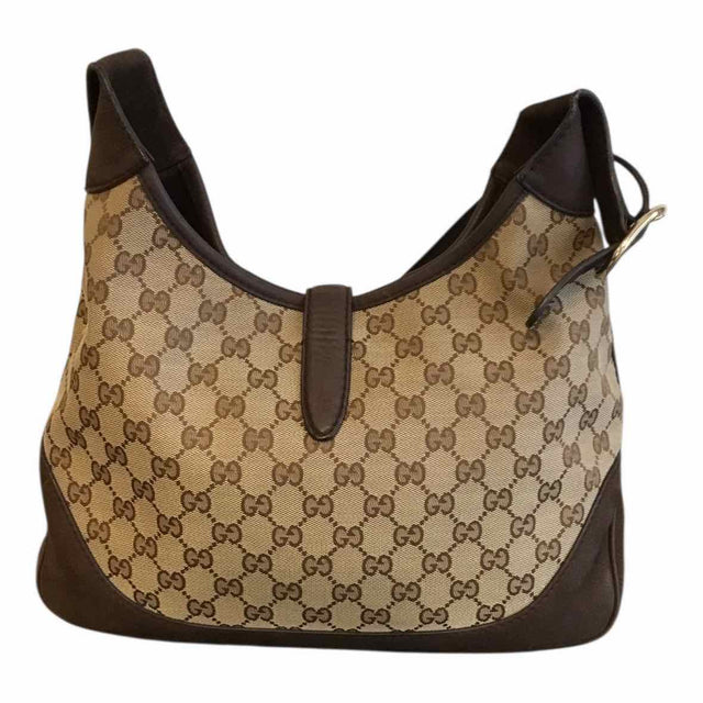 Gucci Original GG Canvas Web Jackie Hobo Brown multi Handbag