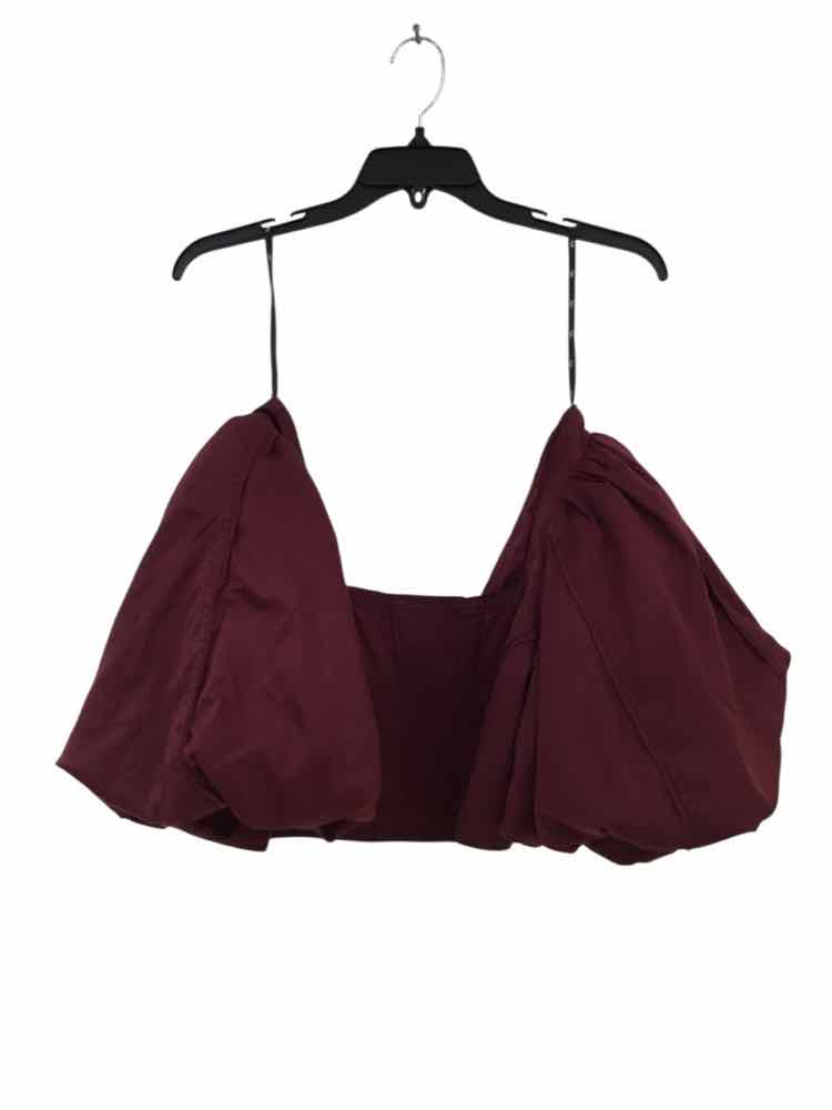 Aje. Burgandy Size AU10/US6 Shirt