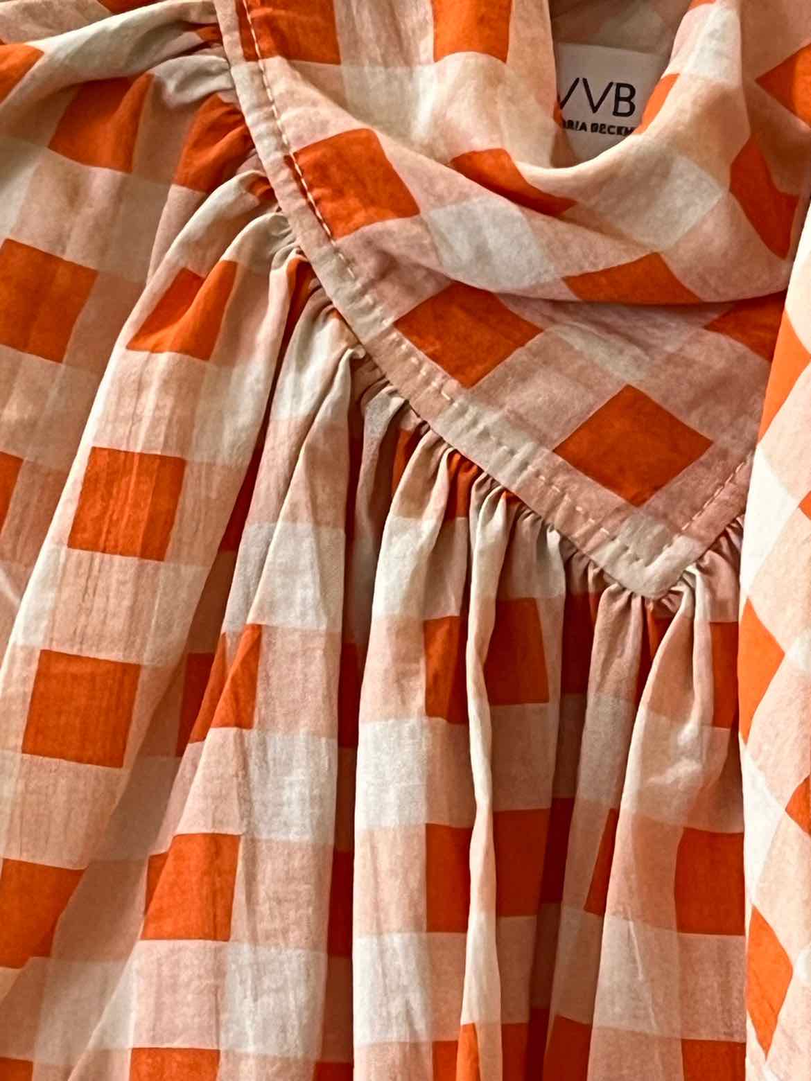 VVB Victoria Beckham Orange Multi Size 6 Shirt