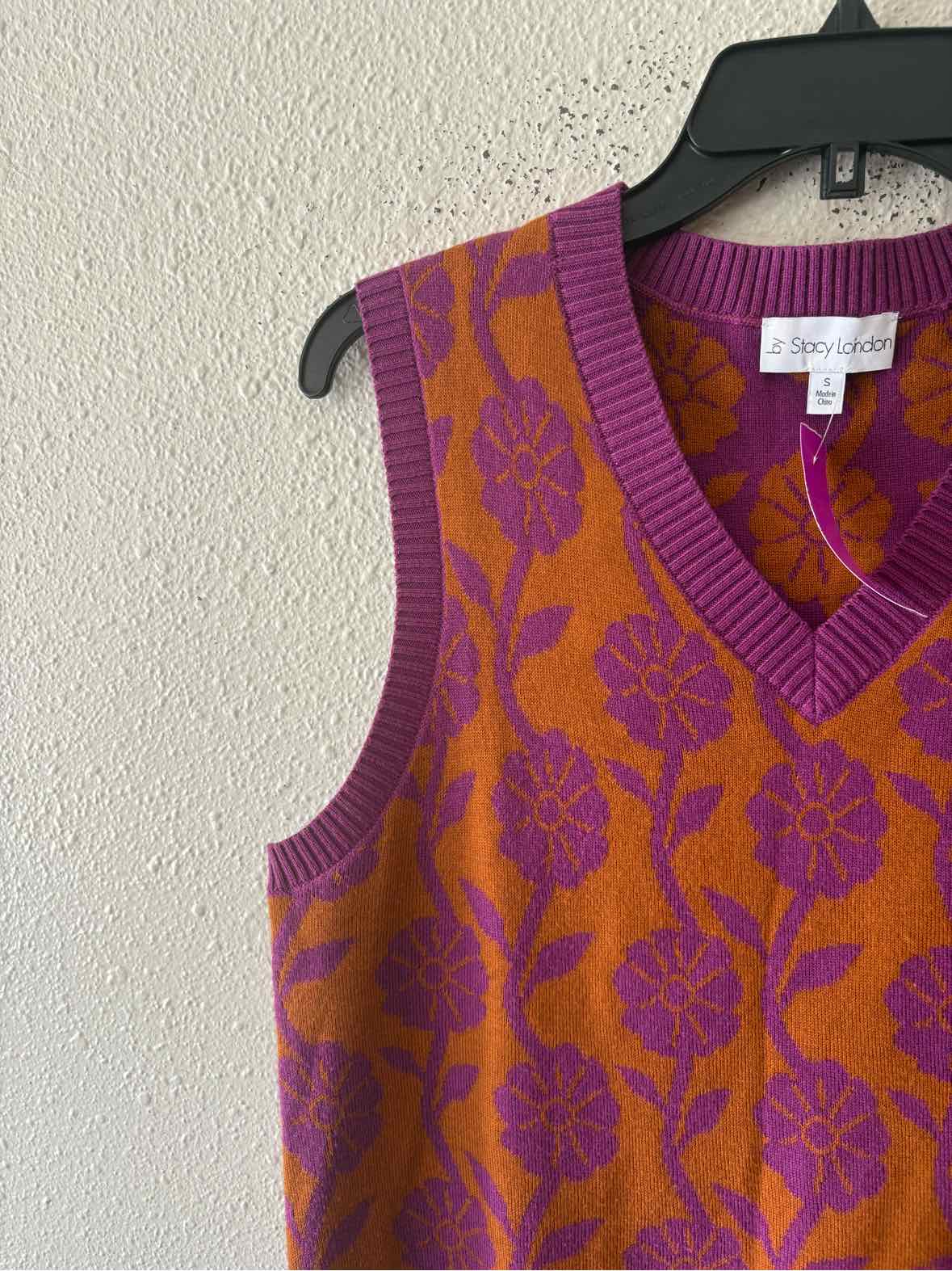 by Stacy London Purple and orange Size S Tank Top