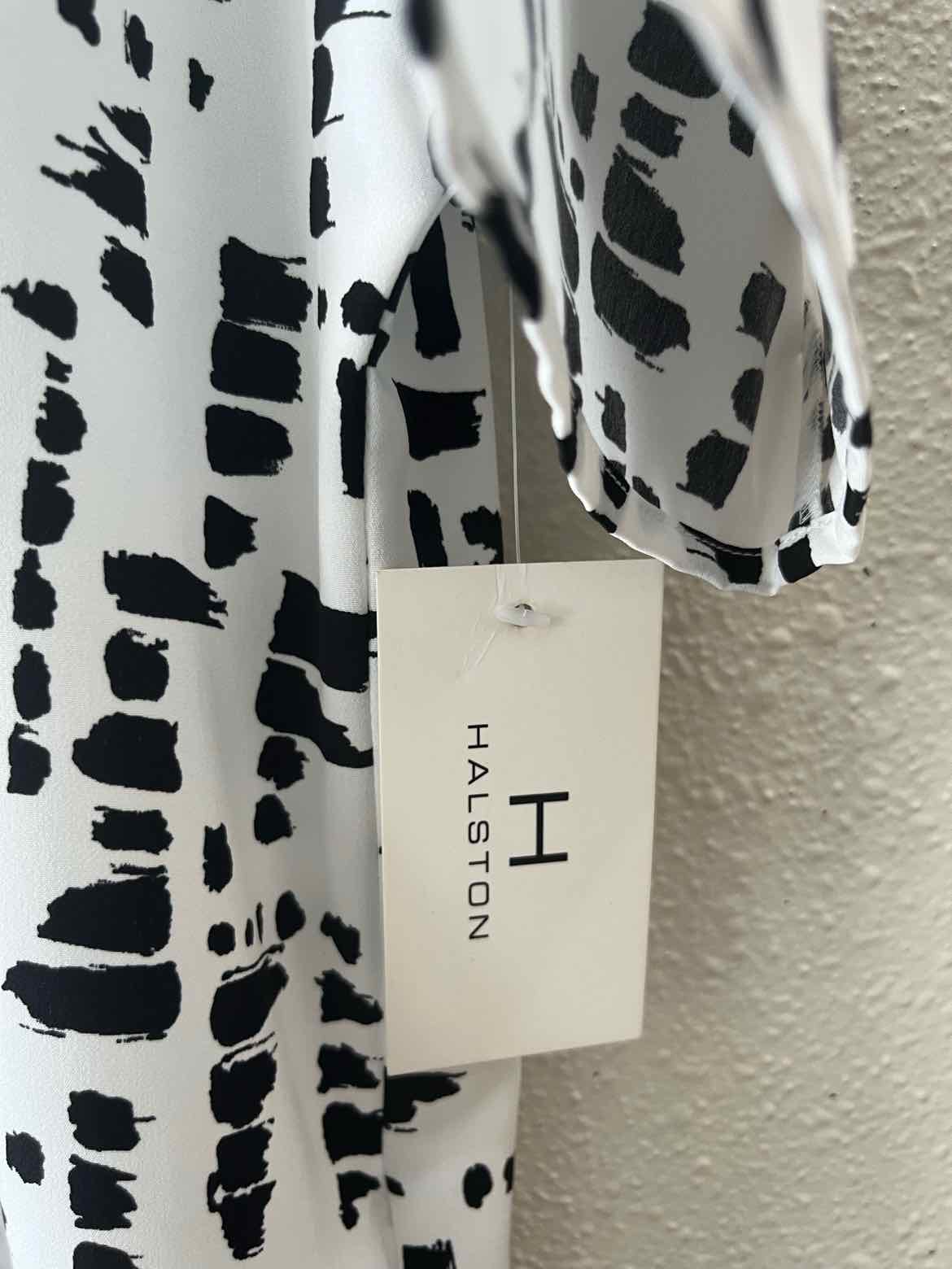 Halston White and black Size XS/TP Dress