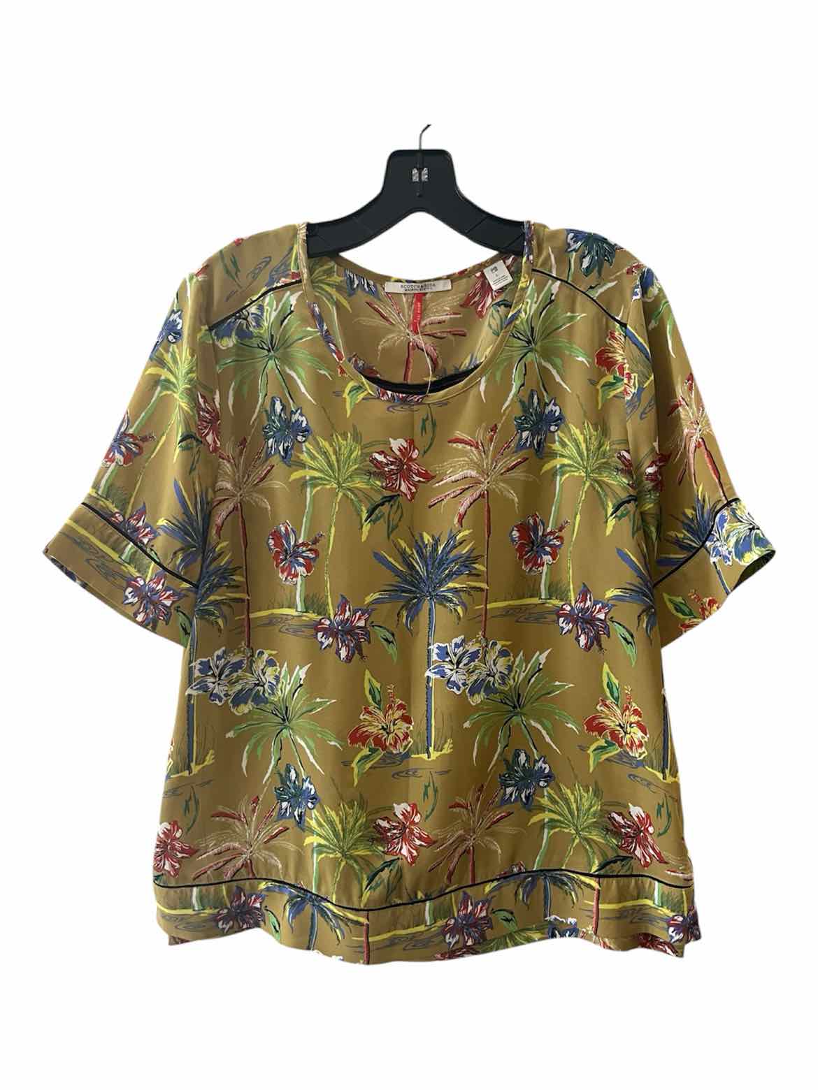 Scotch & Soda tan multi Size L Shirt