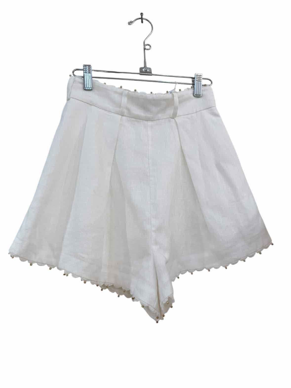 Zimmermann White Size 0 Shorts