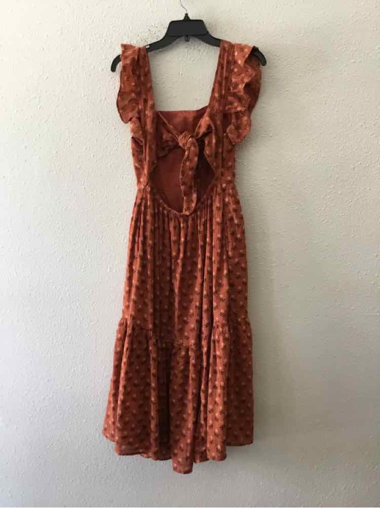 Madewell burnt orange multi Size S Dress