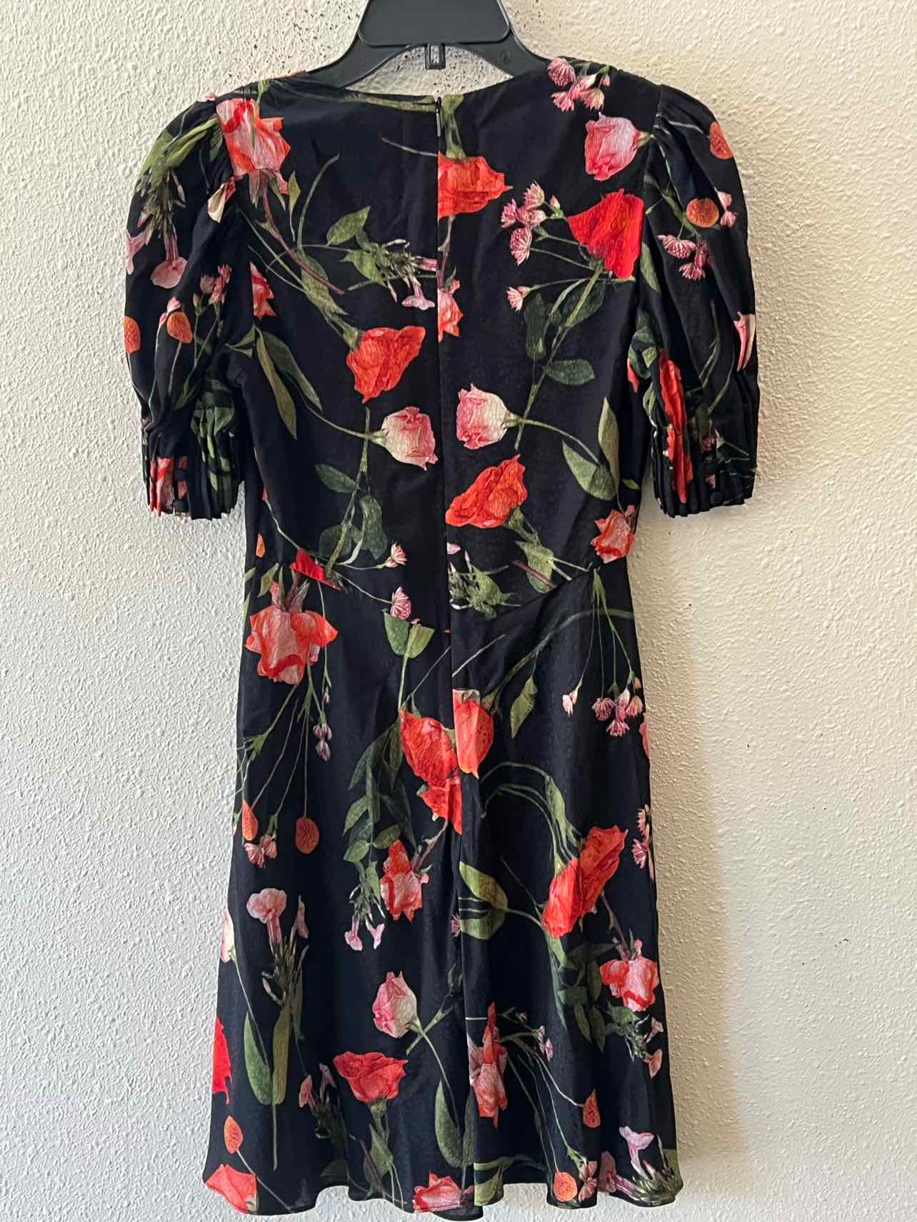Ted Baker Black Multi Size 0 Dress