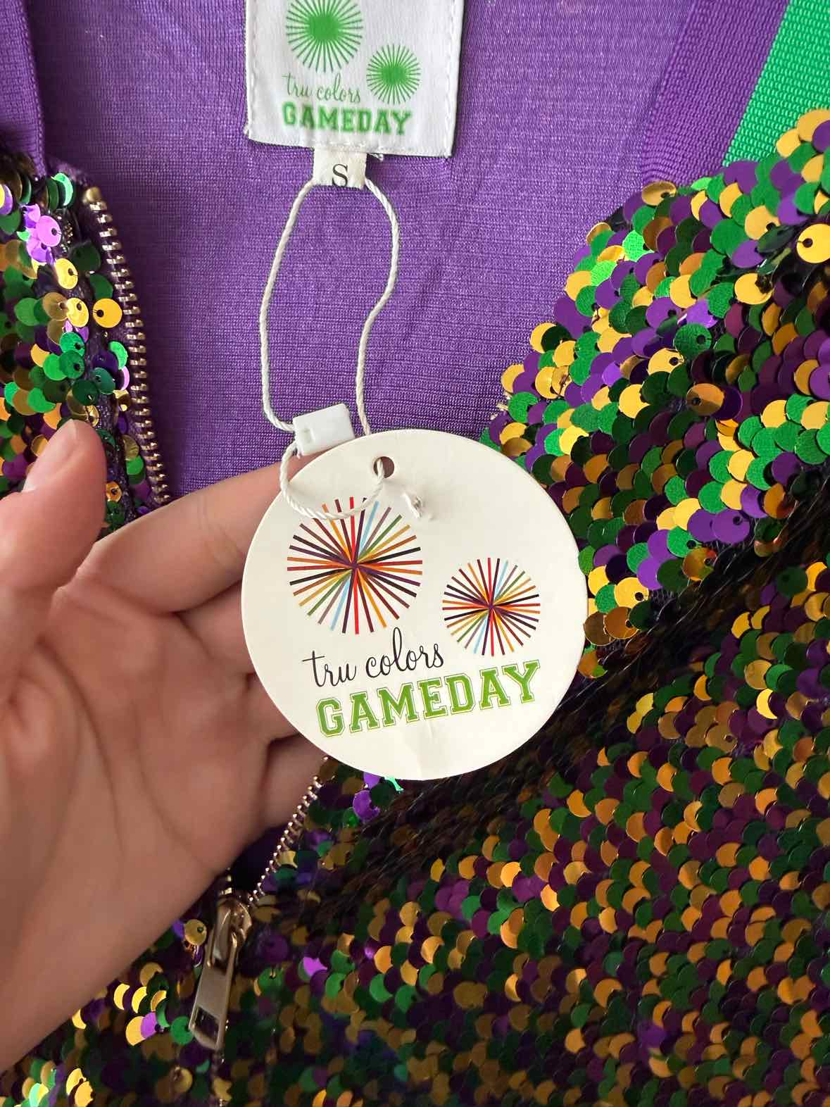 Tru Colors Mardi Gras Size S Jacket