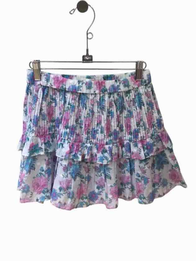 LoveShackFancy white and purple Size XS Skirt