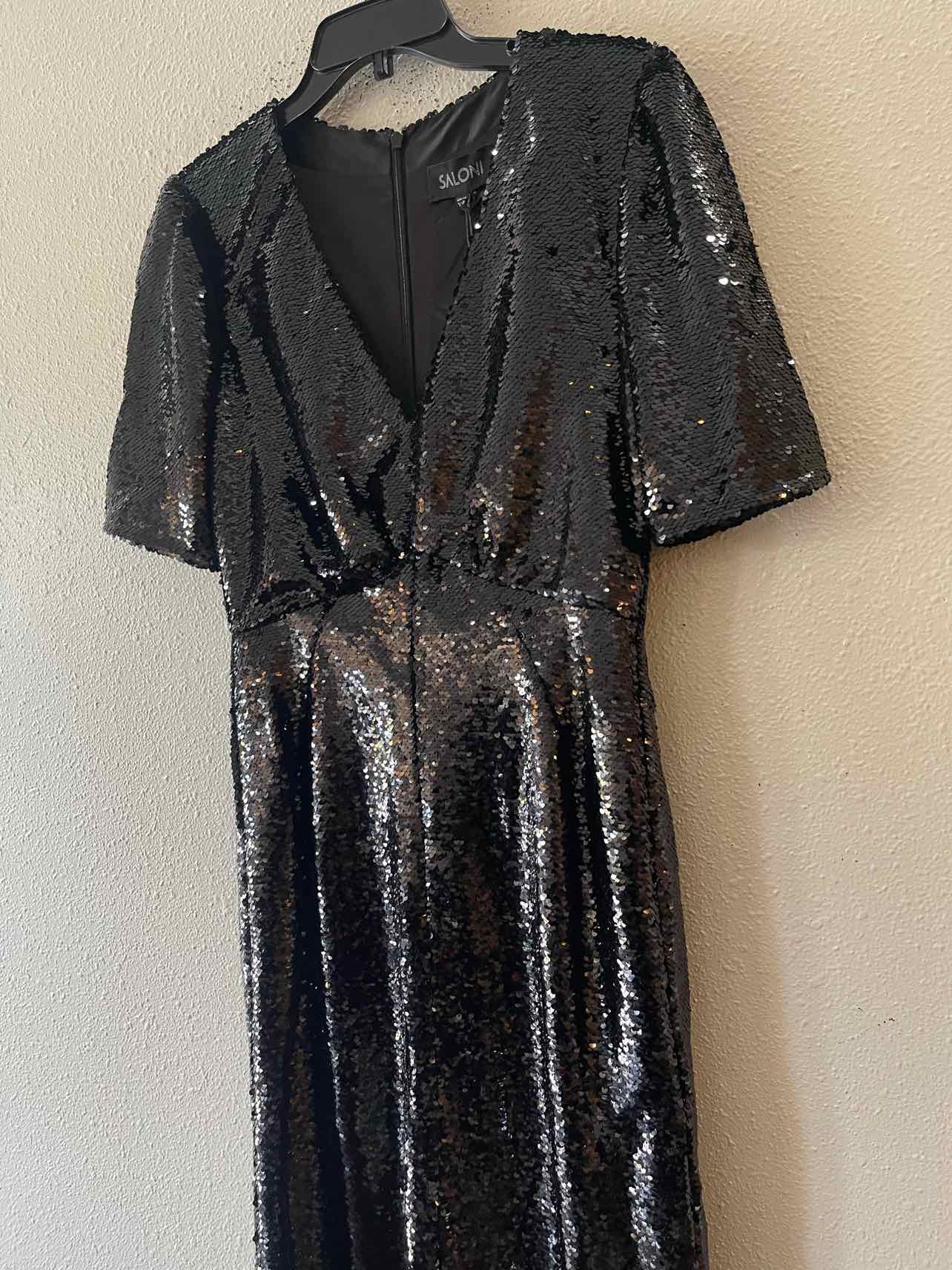 Saloni Black Size 10 Dress
