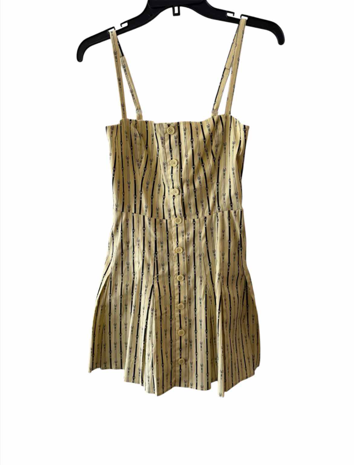 Reformation Cream Multi Size 2 Dress
