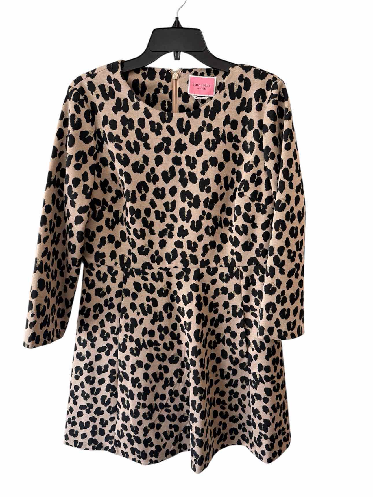 Kate Spade Beige & Black Multi Size 14 Dress