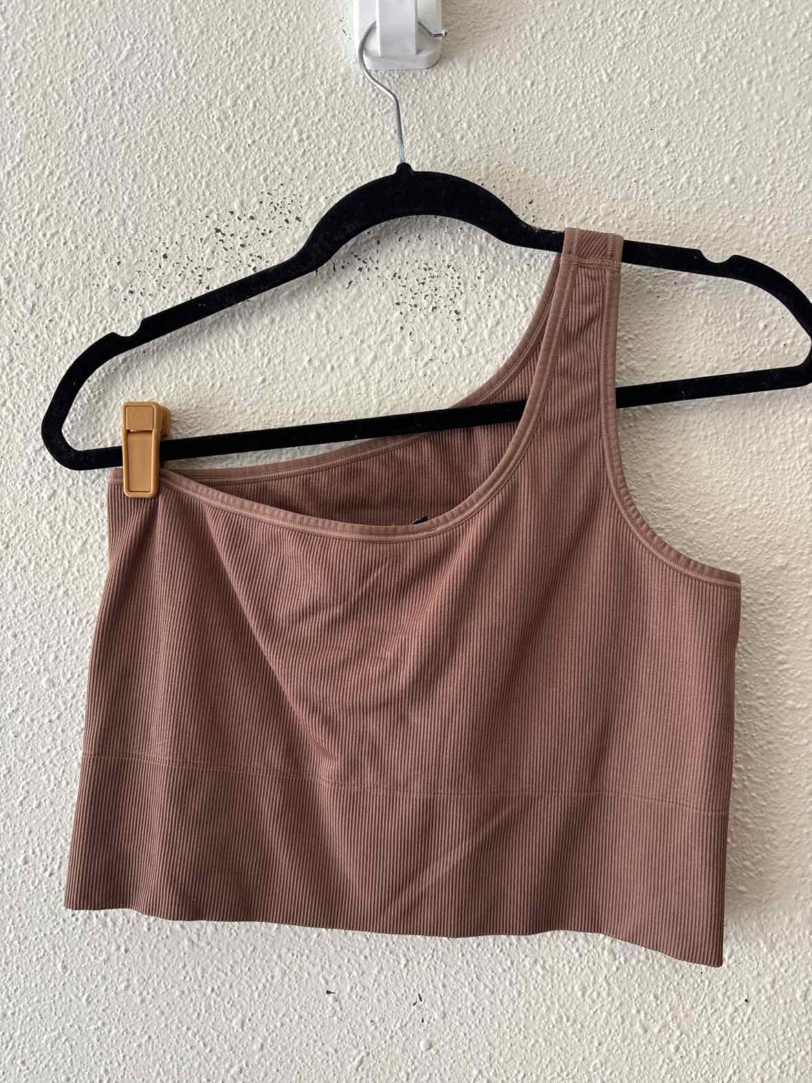 Athleta Brown Size L Sports Bra