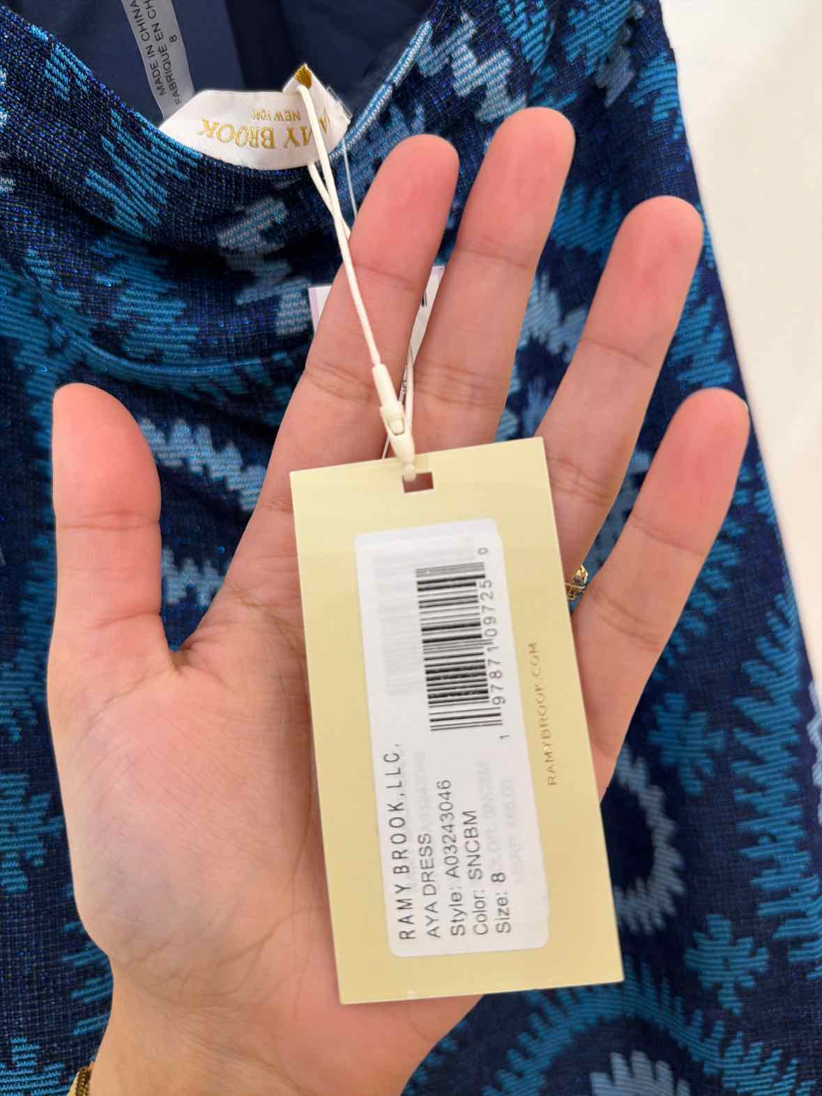 Ramy Brook Blue Size 8 Dress