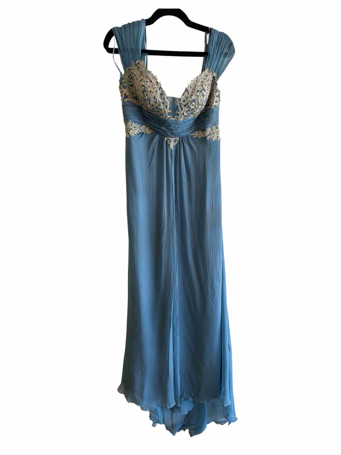 Alberto Makali Blue Size 10 Dress