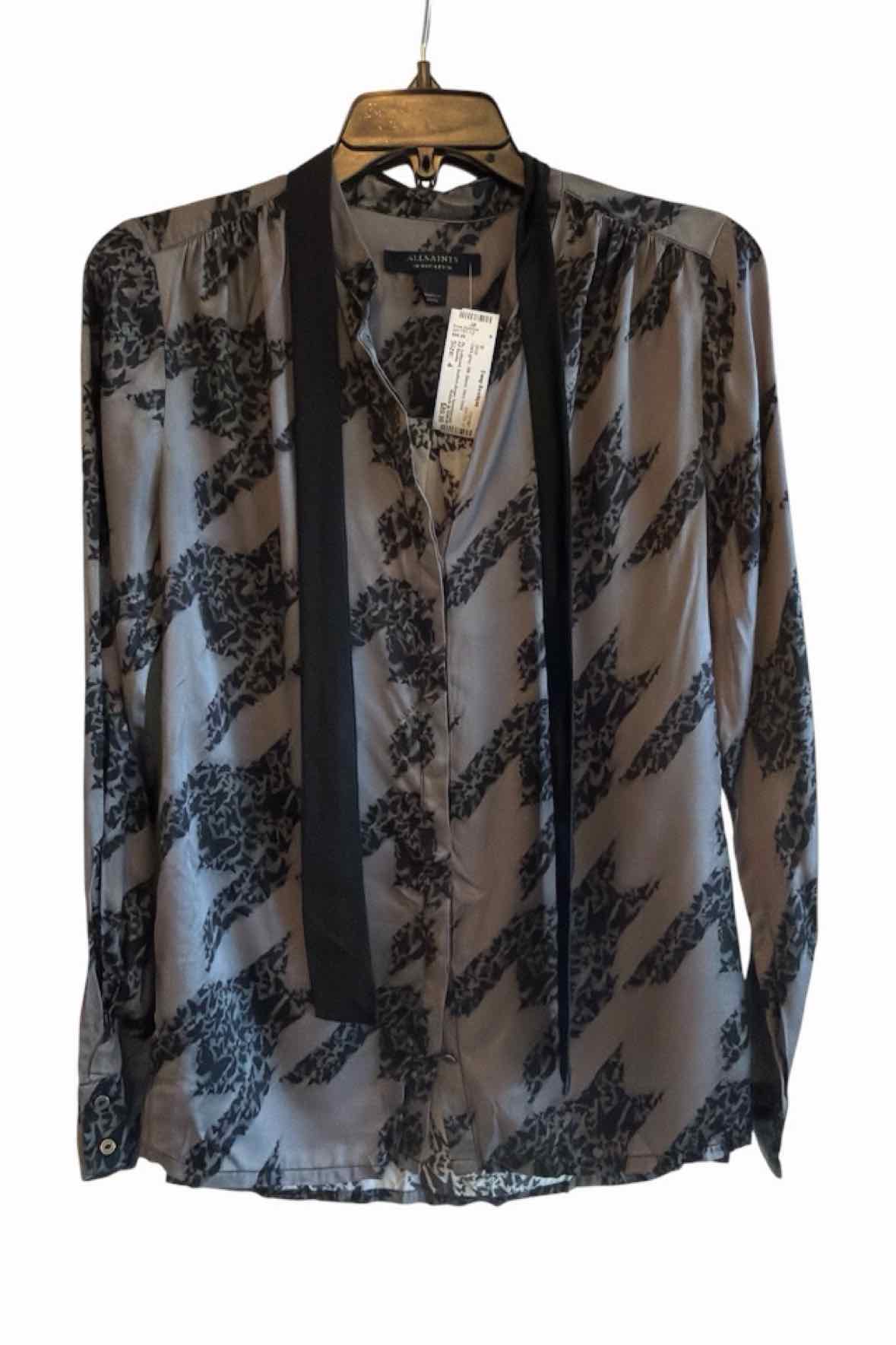 All Saints Dark grey Size 4 Shirt