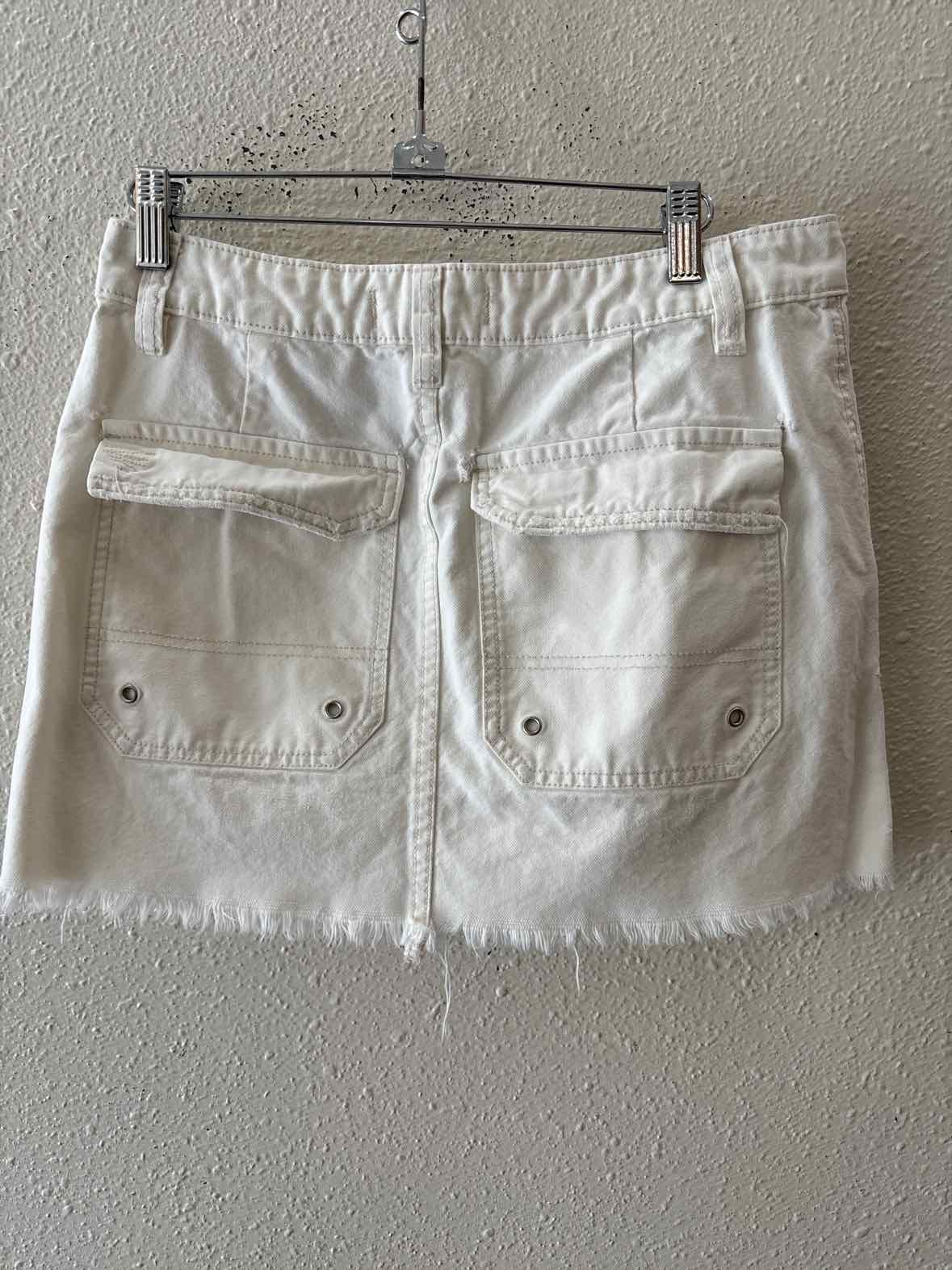 Free People White Size 28 Skirt