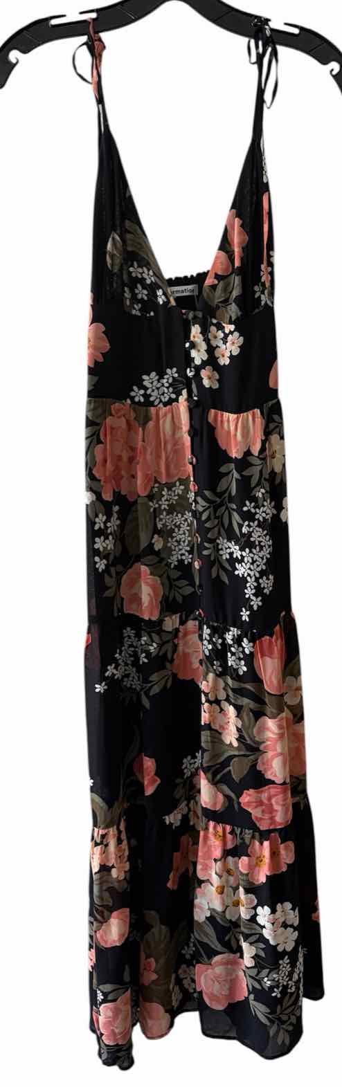 Reformation Black Multi Size 4 Dress
