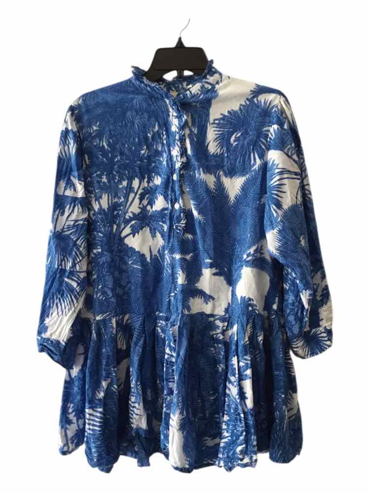 Fox & Hen White and Blue Size M Dress