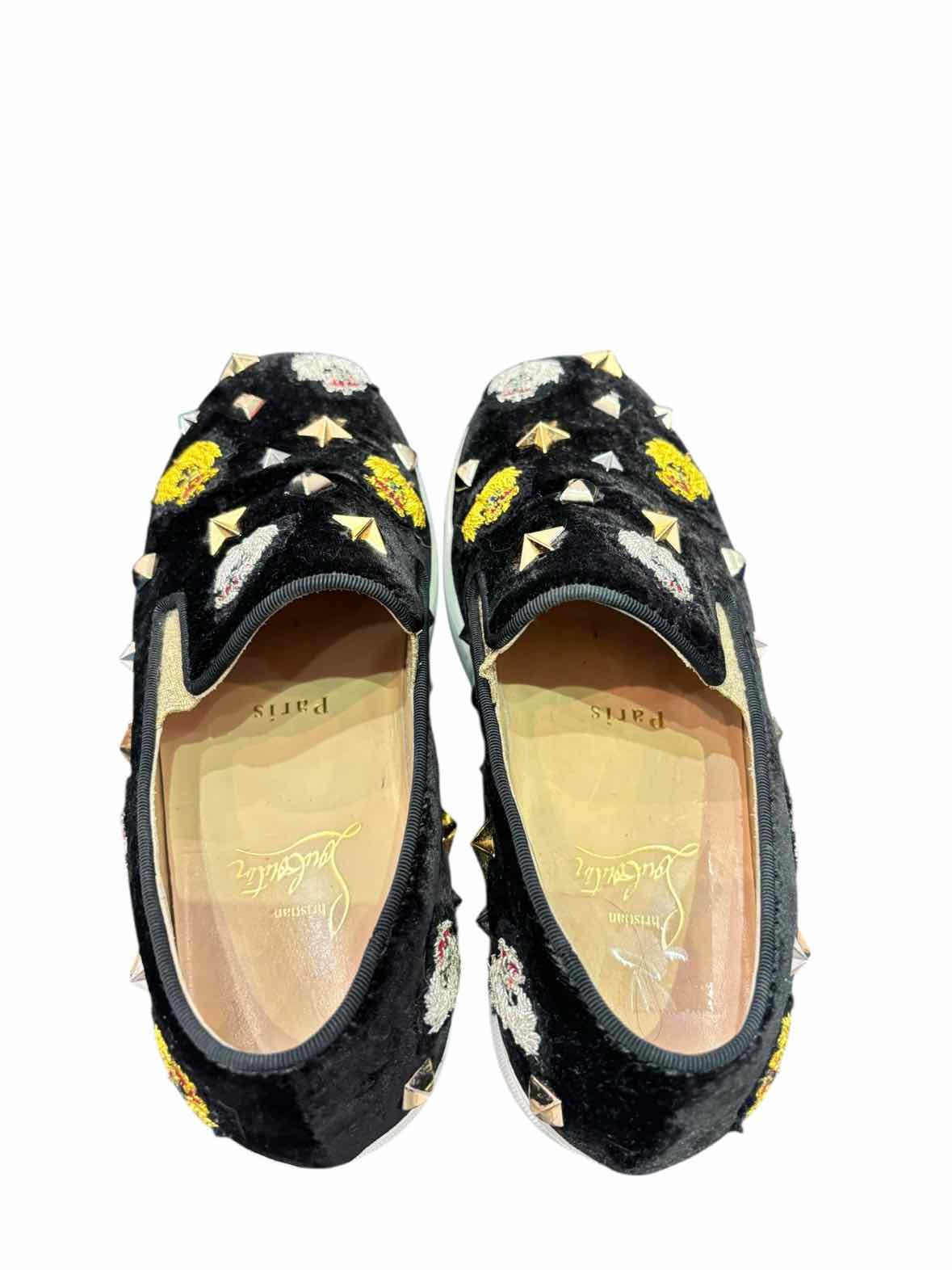 Christian Louboutin Black Multi Size 35 Shoes